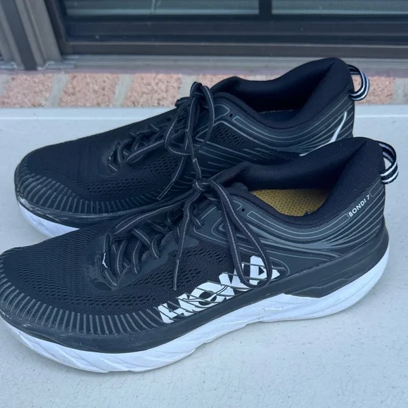 Hokq one one Black Athletic Running Shoes - Picture 3 of 7
